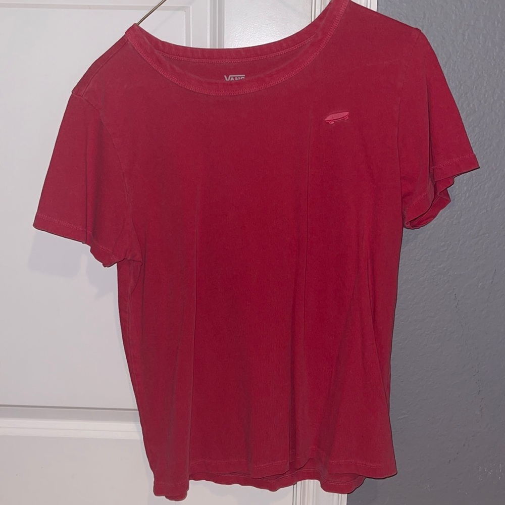 Oversized Vans Cropped Tee